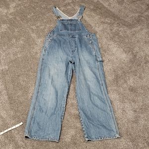 Gap industrial denim vintage overalls